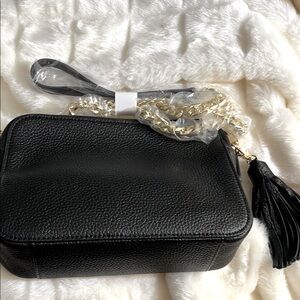 NORDSTROM Ella Chain Crossbody with  Gold Chain NWT